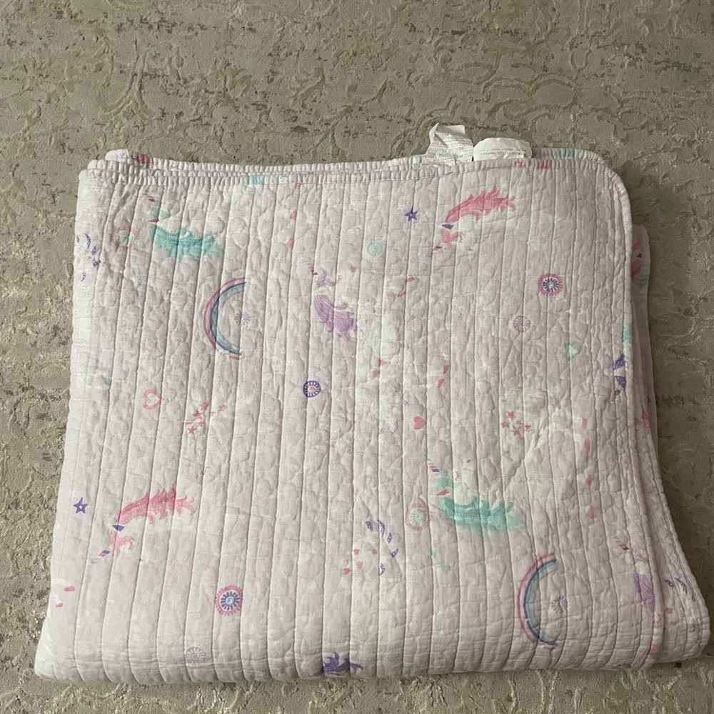 Girls Unicorn Quilt Full/Queen